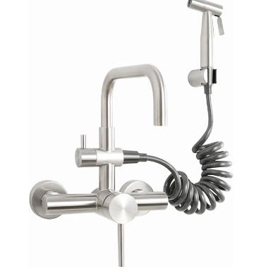 Dual Faucet with Filter Attachable Soft Spray